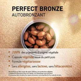 Oenobiol Perfect Bronze Autobronzant Lot de 2 x 30 gélules + 2 éponges beauté