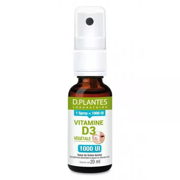 D.Plantes Vitamina D3 1000UI Spray Vegetal 20ml