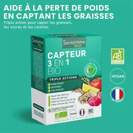 Santarome Bio Capteur 3 en 1 Bio - 60 comprimés