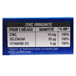 Juvamine Zinc 30 gélules