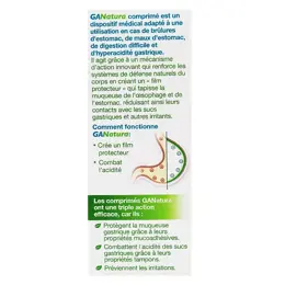 GANatura 100% Naturel Brûlures d'Estomac et Digestion Difficile - 14 Comprimés