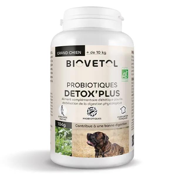 Vetobiol Probiotiques Detox+ Perros Grandes Bio 104g