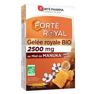 Forté Pharma Pappa Reale Biologica 2500 mg con Miele di Manuka Immunity 10 fiale