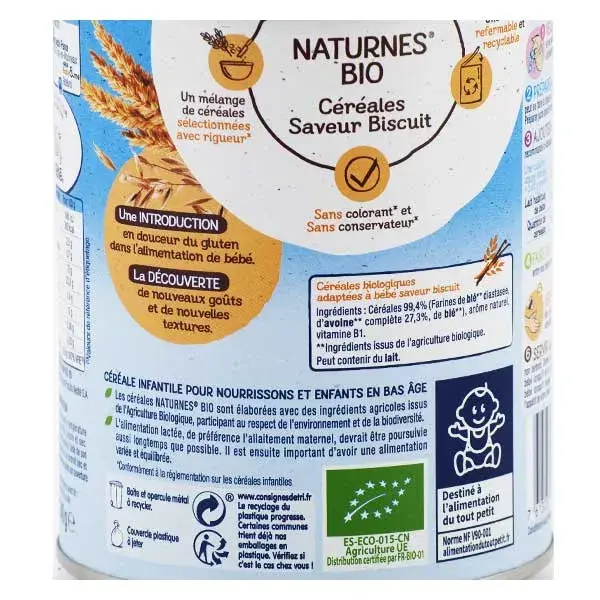 Nestlé Naturnes Galletas de Cereales Bio 240g