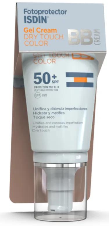 ISDIN sunscreen Gel Cream Dry Touch Color 50 ml