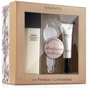Atashi Lifting Serum 50 ml + Anti-Fatigue Eye Contour 15 ml + Gua Sha Spoon