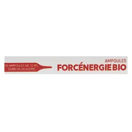 Nat & Form Ampoules Forcenergie Bio 20 unités