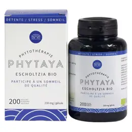 Phytaya Sommeil Escholtzia Bio 200 gélules