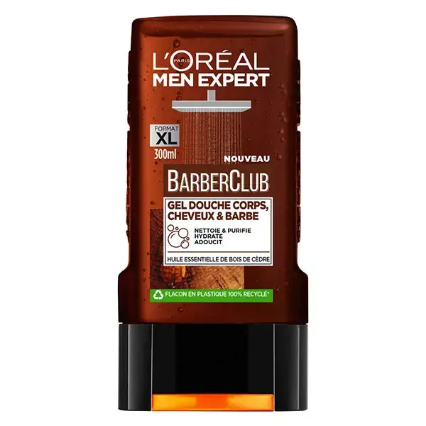 L'Oréal Men Expert BarberClub Gel Douche Corps Cheveux et Barbe 300ml