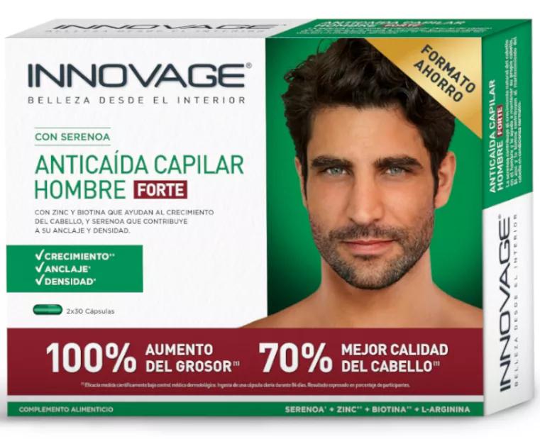 Innovage Anti-Chute de Cheveux Homme 2x30 Comprimés