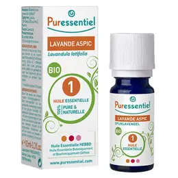 Puressentiel Huile Essentielle Lavande Aspic Bio 10ml