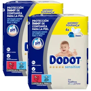 Lingettes Dodot Sensitive 8x54 unités