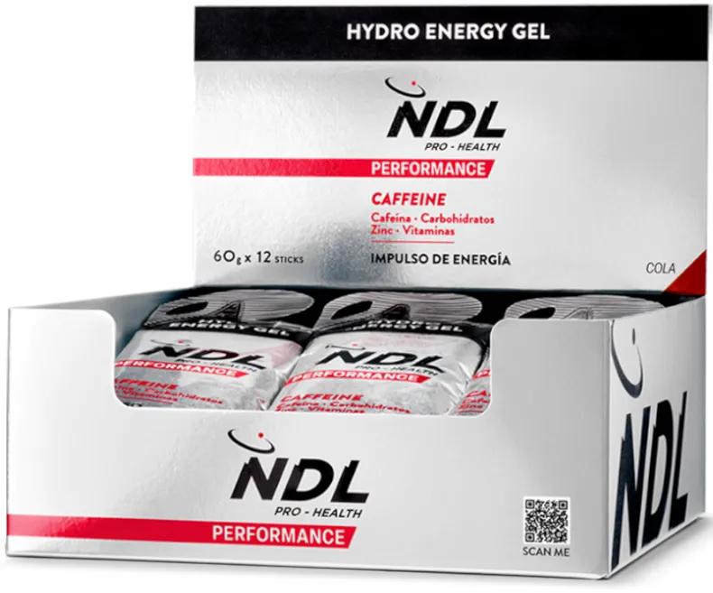 NDL Pro-Health Caffeine Energy Gel Cola-Geschmack 12x60 gr
