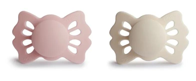 Sucettes en silicone Frigg Lucky Blush/Cream +0m 2 unités