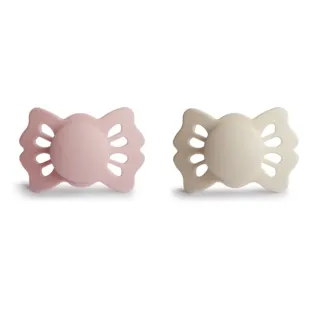 Frigg Silicone Pacifiers Lucky Blush/Cream +0m 2 units