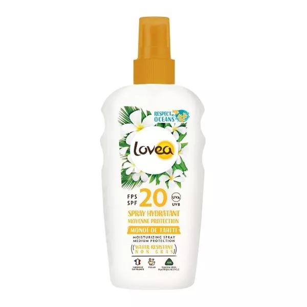 Lovea Solaire Spray Hydratant Monoï de Tahiti SPF20 150ml
