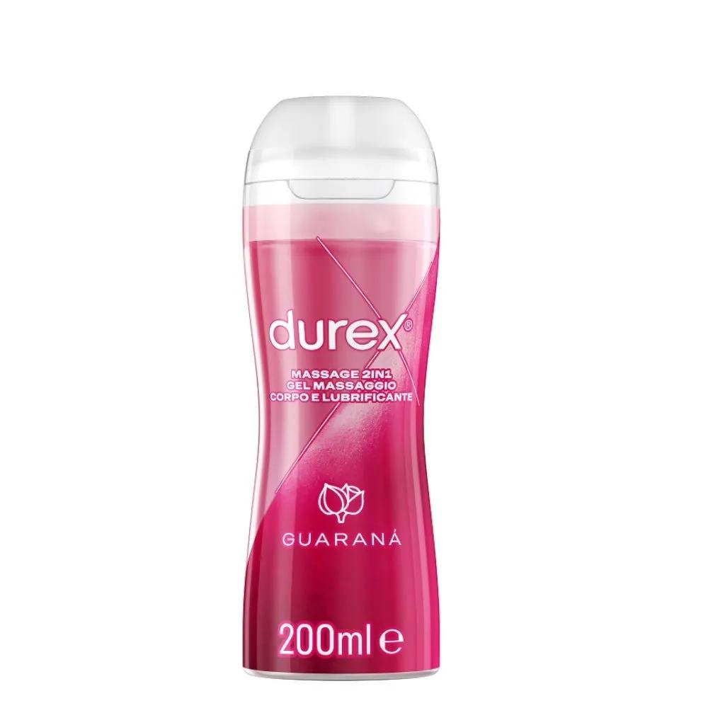 Durex Massage 2in1 Stimulating Gel Massaggio Corpo e Lubrificante con Guaranà 200 ml