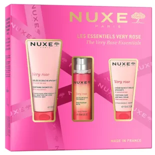 Nuxe Very Rose Gel Ducha 100 ml + Agua Perfumada 30 ml + Crema Manos 50 ml