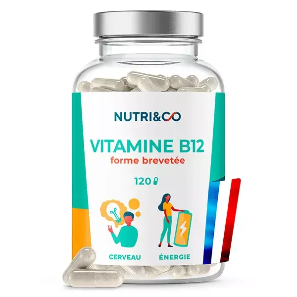 Nutri&Co Patented Vegan Vitamin B12 120 capsules