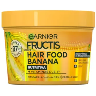 Garnier Fructis Hair Food Mascarilla 3 en 1 Banana 390 ml