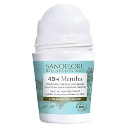 Sanoflore Déodorant Fraîcheur Mentha Roll-On 48h Bio 50ml