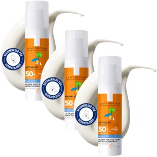 La Roche Posay Anthelios Dermopediatrics Baby Sunscreen Milk SPF50+ 3x50 ml