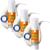 La Roche Posay Anthelios Dermopediatrics Baby Sunscreen Milk SPF50+ 3x50 ml