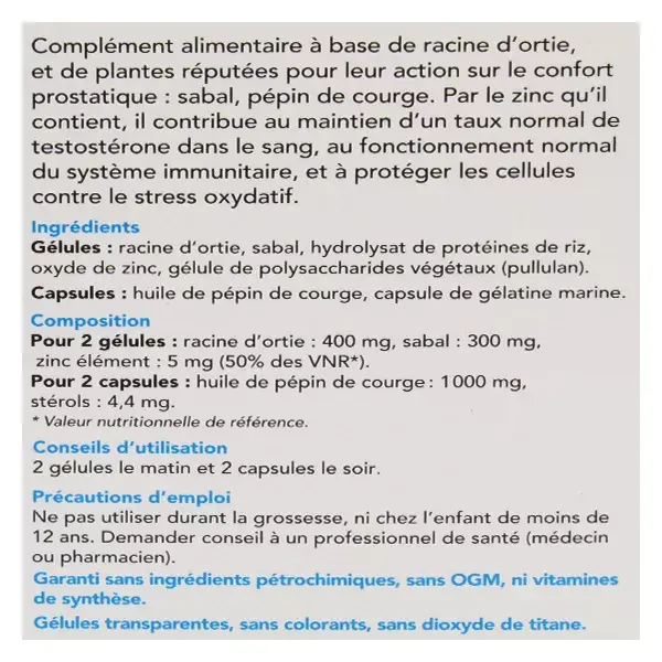 Oemine Andro 30 cápsulas + 30 comprimidos