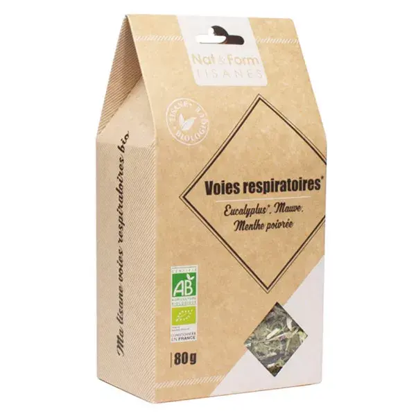 Nat & Form Herbal Tea Respiratory Tract Organic 80g