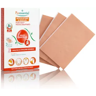 Puressentiel Parches Calor Pure Heat Articulaciones y Músculos 3 uds