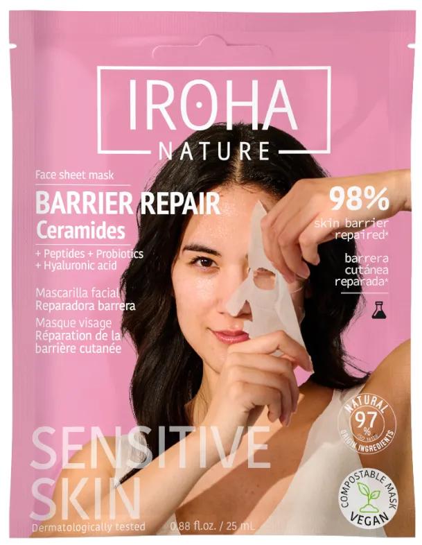 Masque réparateur barrière aux céramides Iroha Nature 1 unité