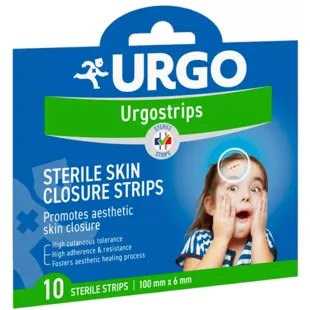 Urgo Urgostrips Tiras Esterilizadas Pré-cortadas 100mx6mm 10 unidades