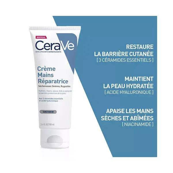 CeraVe Soins Crema Mani Riparatrice 100ml