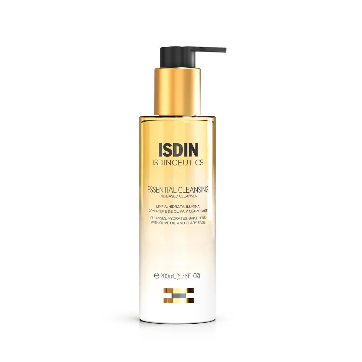 Isdin Essential Cleansing Olio Detergente Viso 200 ml