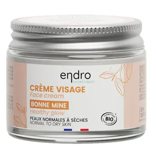 Crema viso Endro Healthy Glow 100% di origine naturale, texture leggera, 50 ml