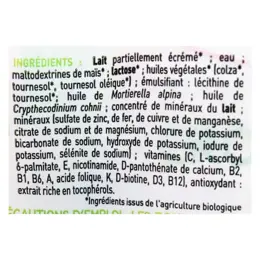 Babybio Lait Croissance Lait de Vache 3ème Âge Bio 6 x 1L