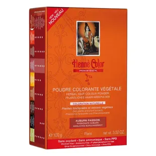 Hennè polvere di colore da colorare Auburn passione 100g