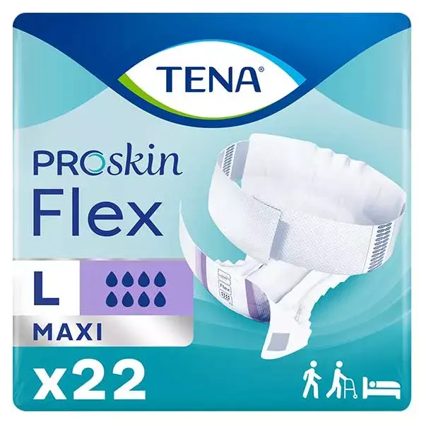TENA Proskin Flex Change Avec Ceinture Maxi Taille L 22 unités