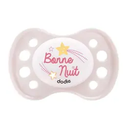 Dodie Sucette Anatomique Silicone Bonne Nuit 0-6m A29