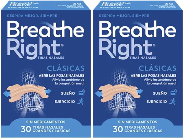Breathe Right Große Nasenstreifen 2x30 Einheiten