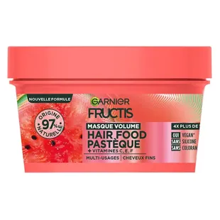 Garnier Fructis Hair Food Maschera volumizzante all'anguria per capelli fini 320 ml