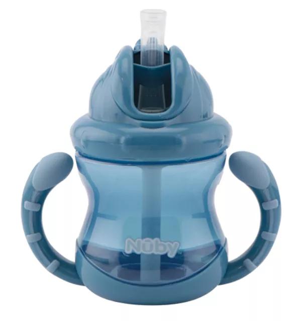Nûby Flip-It Mokhandgrepen +12m 240 ml Blauw