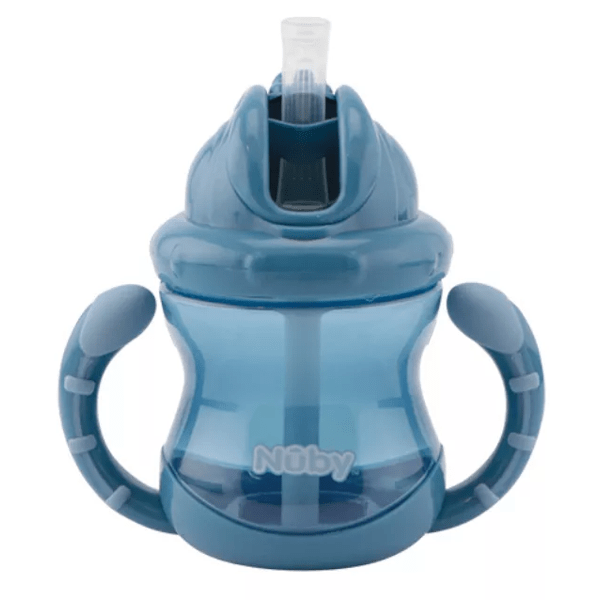 Nûby Flip-It Mokhandgrepen +12m 240 ml Blauw
