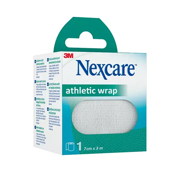 Nexcare™ Bande De Maintien Cohésive Athlétique Blanche 75Mm X 2,5M