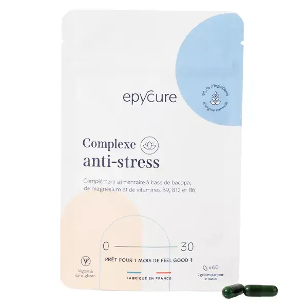 Epycure Anti-Stress Anti-Stress Complex Reduces Anxiety 60 capsules