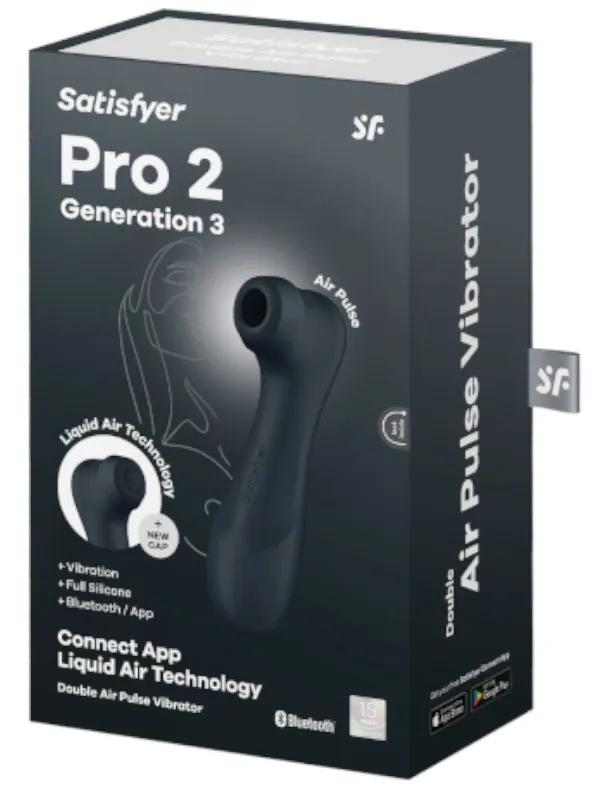 Application Satisfyer Pro 2 Génération 3 Connect Noir