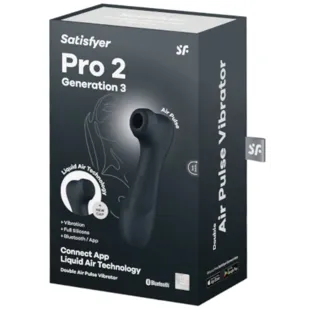 Satisfyer Pro 2 Generation 3 Connect App Black
