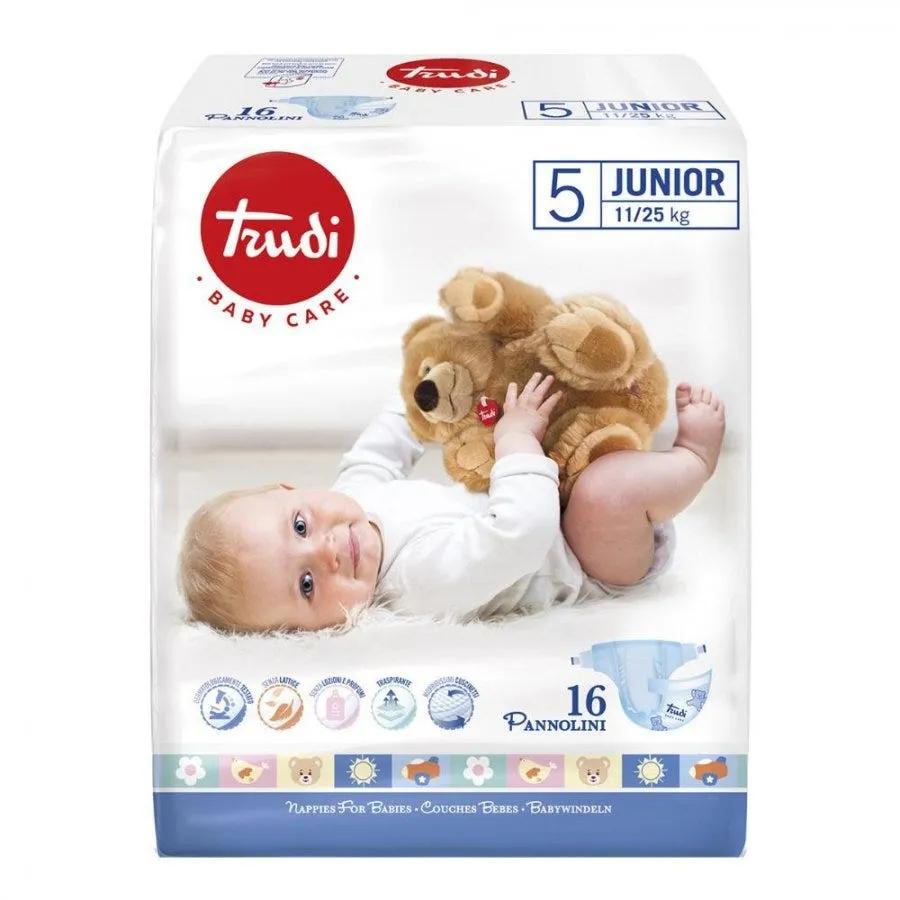 Trudi Baby Care Junior Pannolini Assorbenti Antirritazioni 11-25 Kg 16 Pannolini