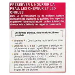 Juvamine Peau Cheveux Ongles Force + Beauté 40 gélules