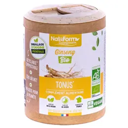 Nat & Form Écoresponsable Ginseng Rouge Bio 200 gélules